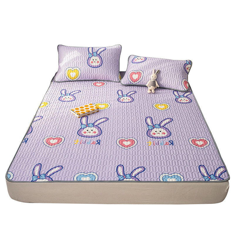 乳胶凉席夏季婴儿童冰q丝席三件套可水洗学生单人宿舍空调席床笠,床上用品,乳胶席,淘宝优惠券,粉丝福利购,淘宝优惠卷