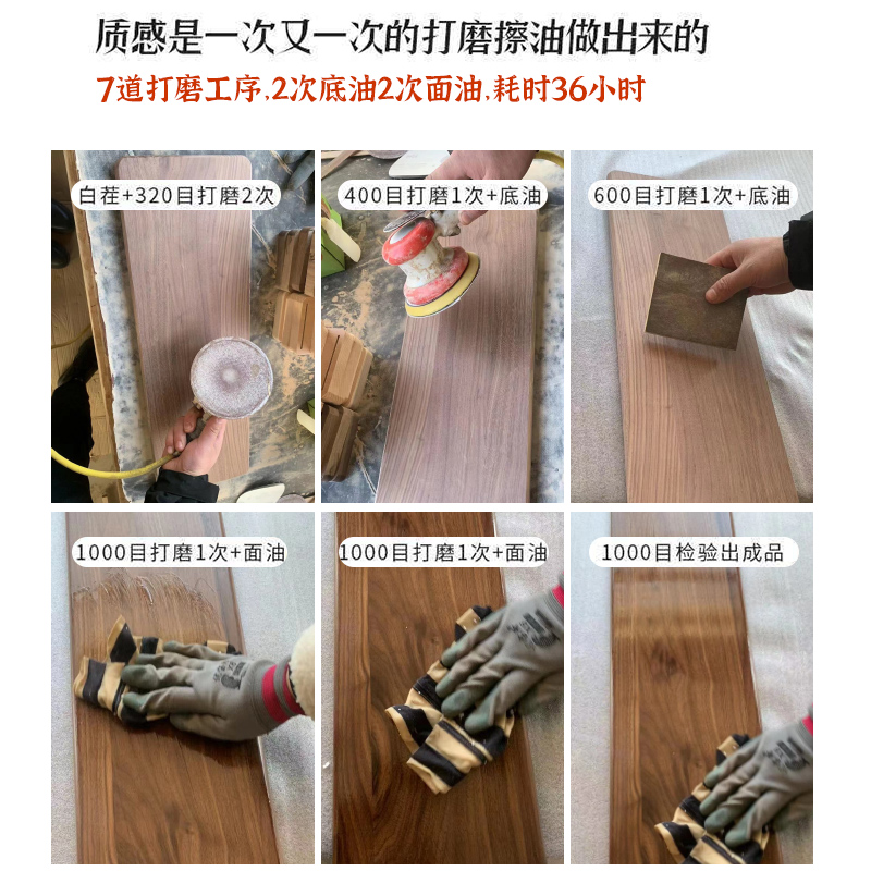 黑胡桃木支架电脑桌面显示器增高架E实木置物架台式显示屏底座垫