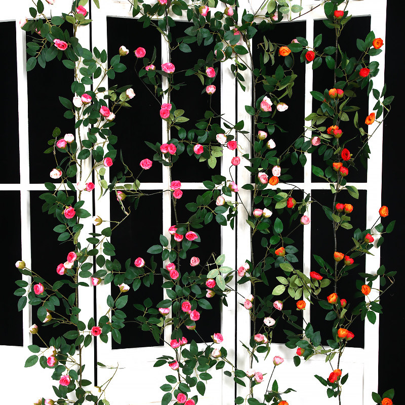 仿真玫瑰花假花空调管道s装饰花藤条遮挡塑料藤蔓植物摆设吊顶墙,鲜花速递/花卉仿真/绿植园艺,仿真花,淘宝优惠券,粉丝福利购,淘宝优惠卷