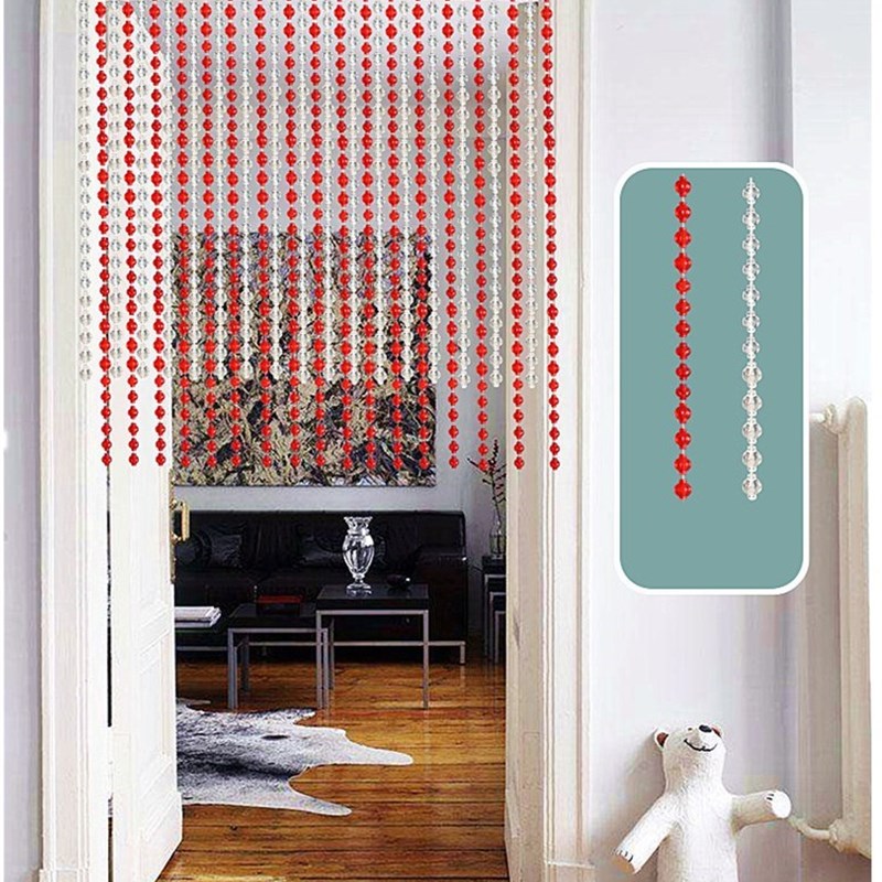 夏季门帘外d用门帘夏季防蚊 串珠珠珠帘子 门帘夏季防蚊 家用水晶