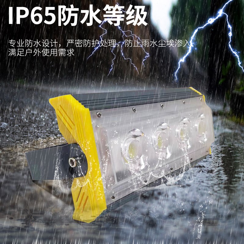 中涛聚光C四眼投光灯防水射灯店铺室外工地照明灯庭院探照灯