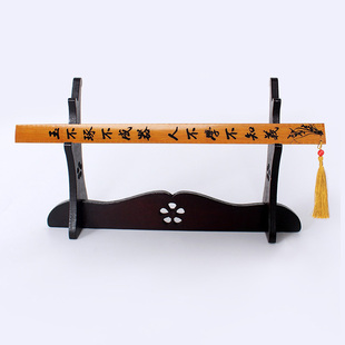 戒尺托架家用竹条戒尺教师教鞭竹尺托架开学弟子规戒尺托架双层