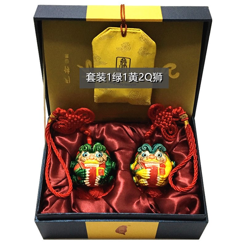 风狮爷挂件普门品正宗交趾陶平安招财汽车挂饰公司礼品厦门纪念品
