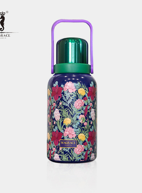 MAGRACE马芮诗手提保温杯女大号大容量水杯子新款高颜值大肚水壶