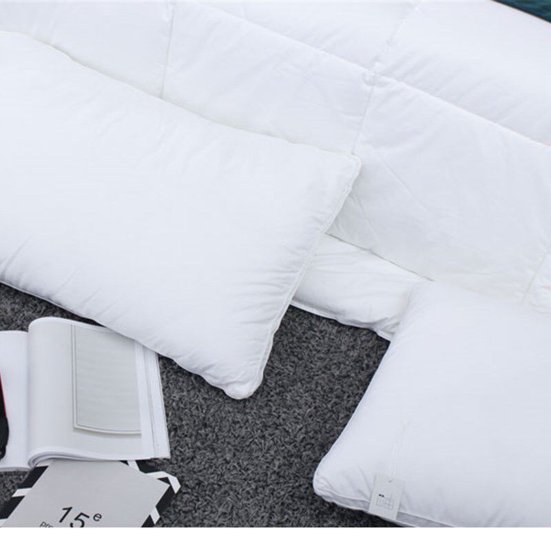 全棉羽丝绒抱枕芯方枕靠枕芯50 55  65 抱枕心正方形Y羽丝绒靠枕