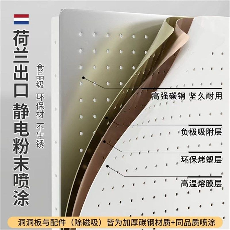 黑色洞洞板墙电竞墙壁挂置物架家用金属墙挂R式书架墙面收纳架,收纳整理,收纳洞洞板,淘宝优惠券,粉丝福利购,淘宝优惠卷