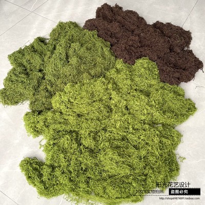 仿真苔藓室外青h苔diy人造苔藓草坪草皮假藓绿植装饰造景盆景铺面