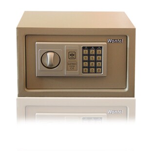 20E防暴全钢保险箱家用小型办公入墙迷你密码 保险柜隐.形床头钱箱