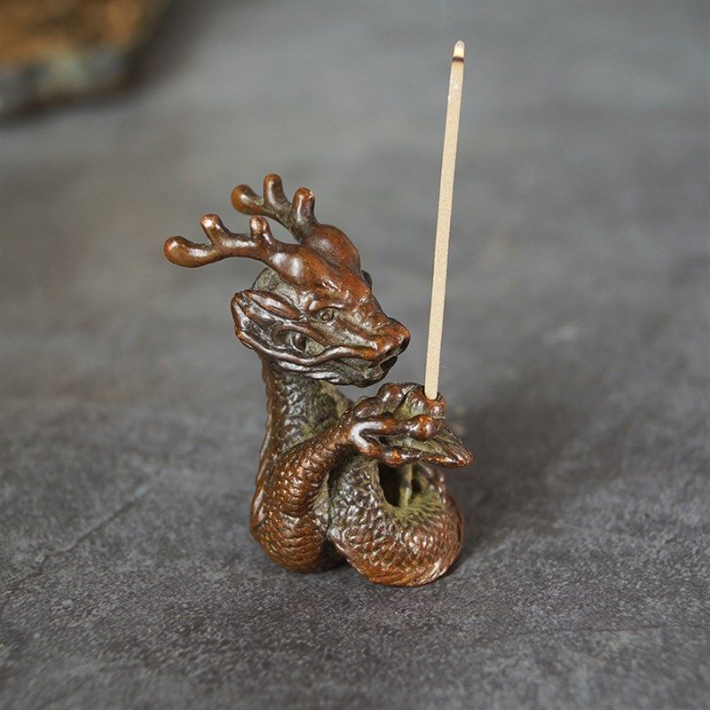 苏工铜生肖c龙香插香座香道配件线香香插居室茶道香道摆件厂价直,家居饰品,香托/香盘/香座/香插,淘宝优惠券,粉丝福利购,淘宝优惠卷