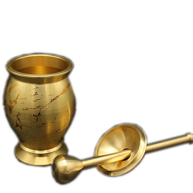 纯铜捣药罐d杵子药盅擂钵臼缸研钵臼黄铜盅捣碎捣蒜泥器厨房研磨