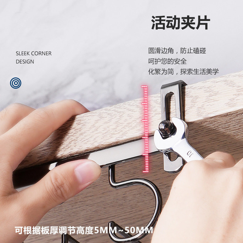 不锈钢红酒杯悬挂架高脚杯架欧式葡萄酒杯架倒挂架V吊杯架倒挂家