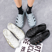 溯溪鞋 厚底洞洞沙滩鞋 男2023新款 男士 户外防滑速干F涉水鞋 夏季