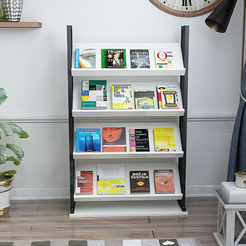 书架书报架办公报刊架 杂志架 落地置物架广告资料架W宣传册展示