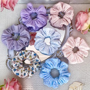 BM风波点大肠发圈软糯针织少女肥肠圈手作发绳原创头绳皮筋