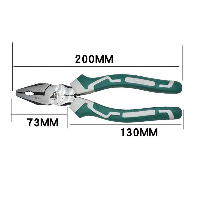 博狮8寸钢丝钳美式平口钳省力老虎钳子胶钳夹钳 剪线钳胶钳工业级,五金/工具,钢丝钳,淘宝优惠券,粉丝福利购,淘宝优惠卷