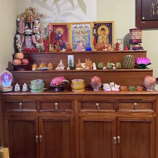 实木供桌供台三层佛桌香案供案佛台供天台桌大殿堂口藏式祠堂寺院