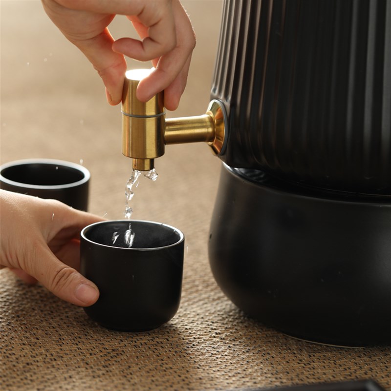 家用陶瓷储水罐耐高温煮茶釜大号煮茶器陶瓷水缸净水器可加热