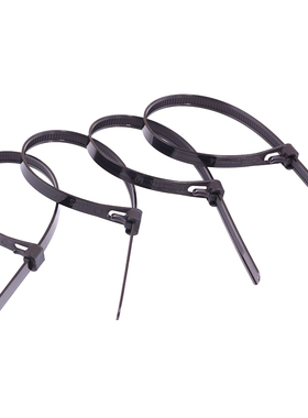 可松尼龙扎带大号长包邮8x400mm 方便拆卸理线卡扣调节塑料活扣条