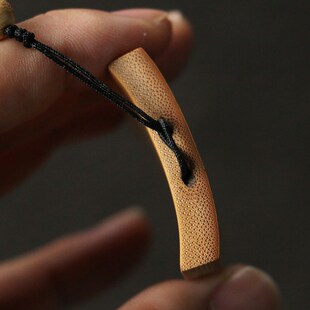 十几年玉竹老料纯手工精工竹雕文玩把件把玩工艺品手牌平安牌收藏