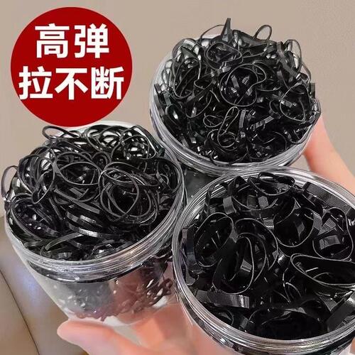 黑色高弹加厚耐用一次性橡皮筋