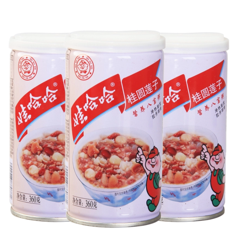 娃哈哈桂圆莲子八宝粥360g*12罐