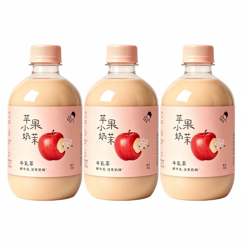 喜茶牛乳茶苹果小奶茉350mL*9瓶
