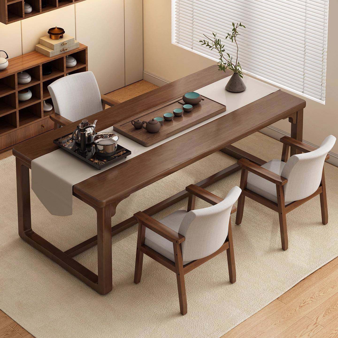 新中式茶桌椅组合客厅家用简约大板茶台2025新款阳台实木泡茶桌子,3C数码配件,其它配件,淘宝优惠券,粉丝福利购,淘宝优惠卷