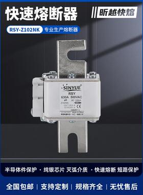 快速熔断器660V1000V300A400A500A600A700A叉勾陶瓷保险快熔Z102N