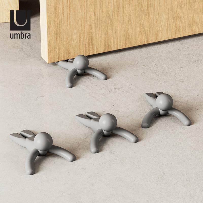 Umbra 门挡防撞创意门阻防风可爱卡通免打孔门顶门挡档门塞挡门器