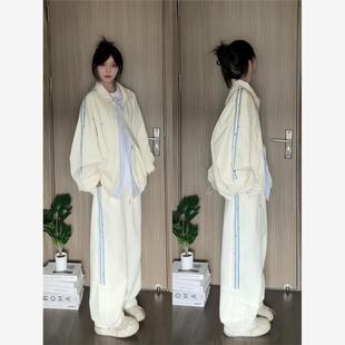 慵懒风休闲运动套装女秋冬季学生韩版宽松显瘦新款时尚卫衣两件套