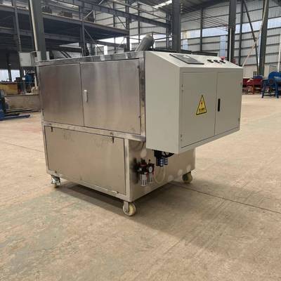 旭海全自动夏威夷果开缝机锯口切口小型坚果开口机食品加工设备