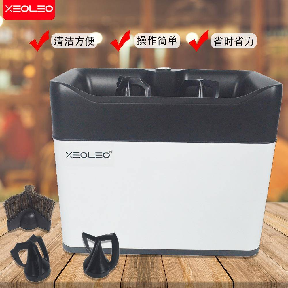 咖啡机手柄清洁器全自动咖啡粉渣盒电动粉刷清洁机器咖啡店设备