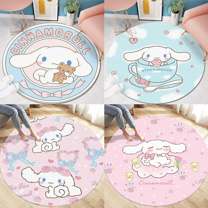 速发电脑子房垫卧室圆形地毯客厅沙发书地转椅椅地板保护垫子家用