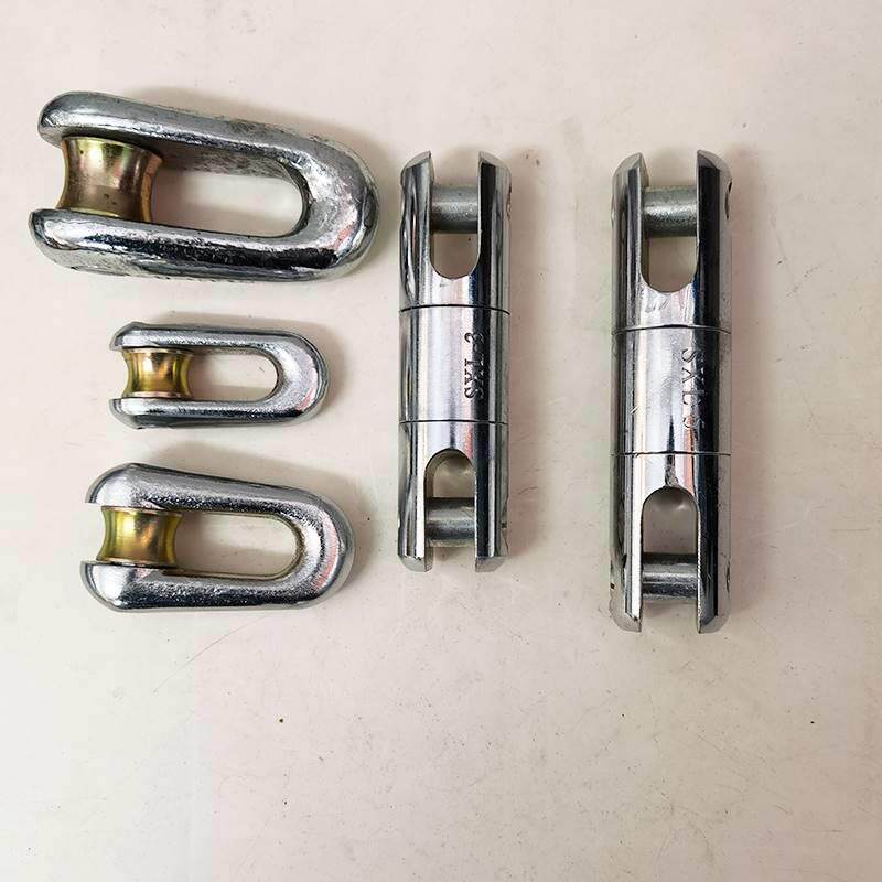 电力牵引导线网套旋转连接器电缆万向节钢丝绳旋转接头抗弯连接器