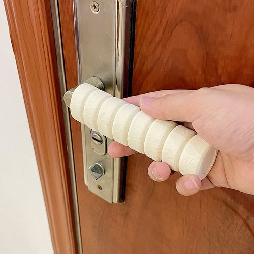 卧室门锁垫单元门拉手防磕碰防静电门把手套通用冬季门把手保护套