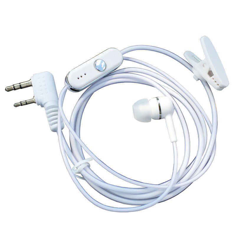 单边耳机对讲机耳机耳麦对讲电话机耳机线通用型K头M头入耳式耳挂