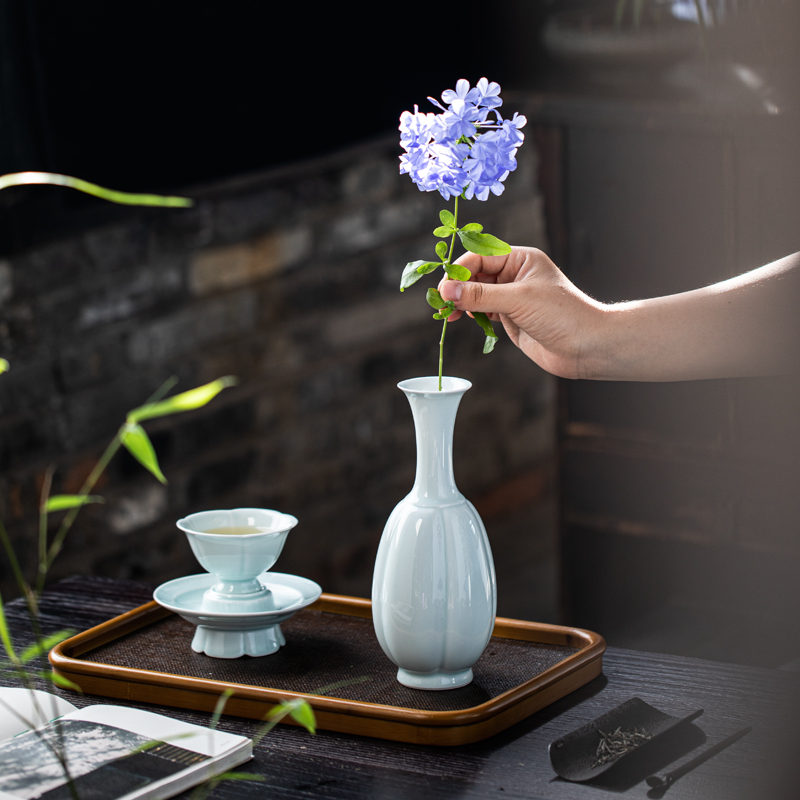 不梵手工创意日式禅意复古宋风花艺花瓶插花摆件客厅装饰品
