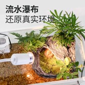 超白玻璃乌龟缸带晒台养饲养箱龟盆别墅专用家用生态底部鱼缸造景