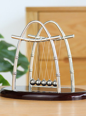 物理撞球摆件牛顿摆球办公室桌面工艺品创意礼品生日礼物解压神器