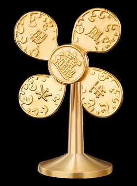 黄铜风车摆件客厅工位开业家用小风扇礼物工艺礼品家居装饰礼品