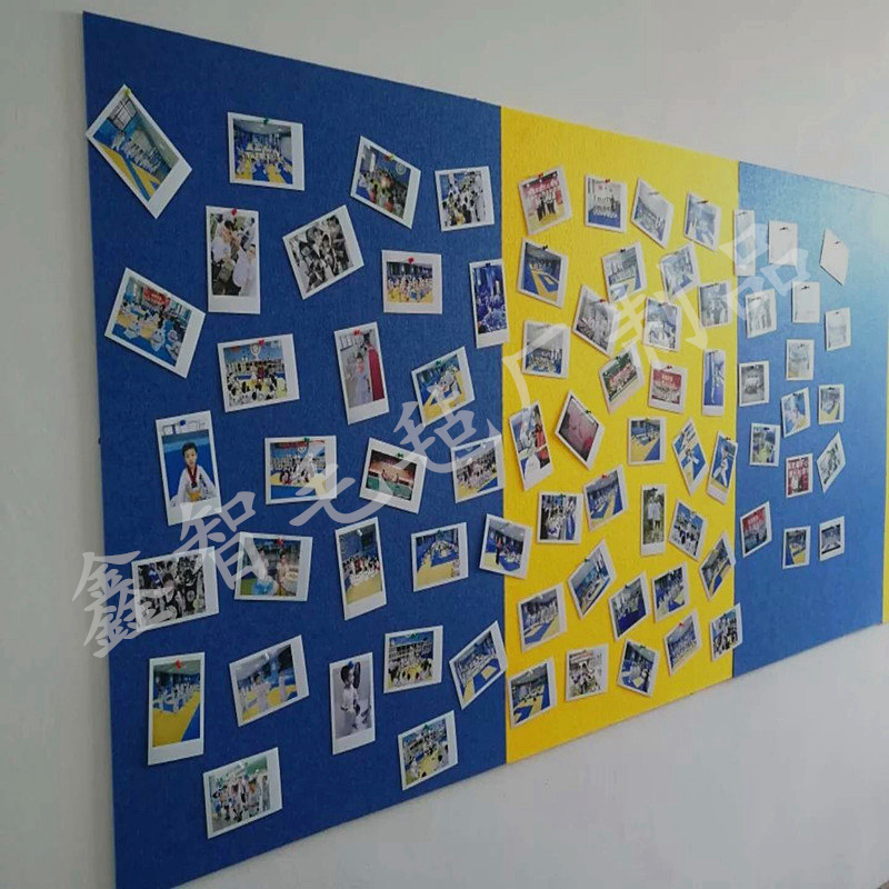 吸音毛毡板9mm厚照片墙幼儿园留言板背景墙公告栏