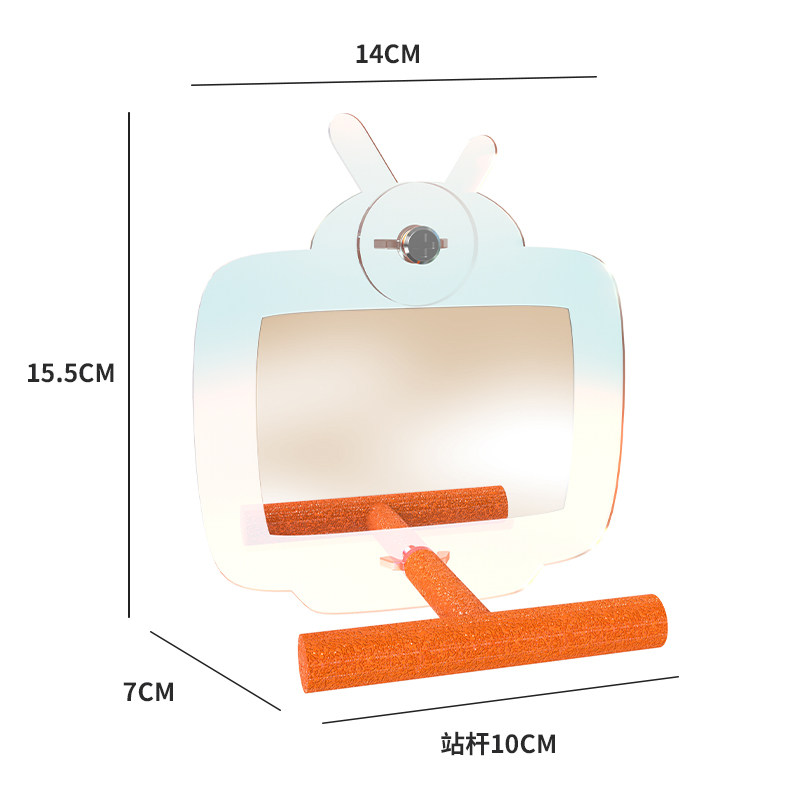 优嗖炫彩压克力鹦鹉挂笼镜子虎皮牡丹文鸟玄凤镜子磨砂站鸟笼装饰,宠物/宠物食品及用品,鸟玩具,淘宝优惠券,粉丝福利购,淘宝优惠卷