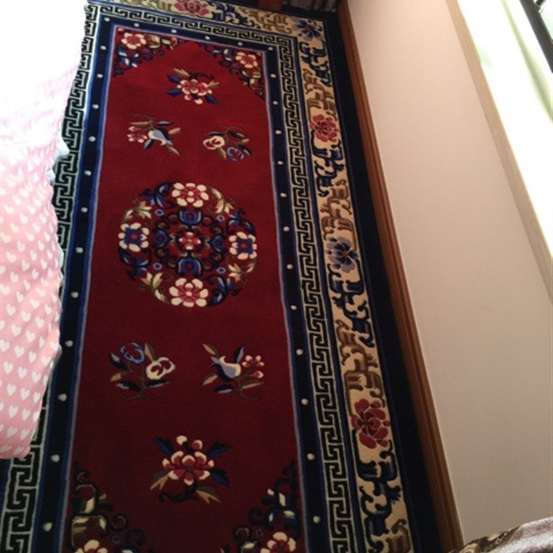 纯羊毛卧室婚房地垫欧式传统田园古典茶几垫榻榻米藏式地毯包邮