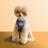 狗狗牵引绳背心式 小型犬泰迪比熊博美遛狗绳幼狗链子小猫咪胸背带