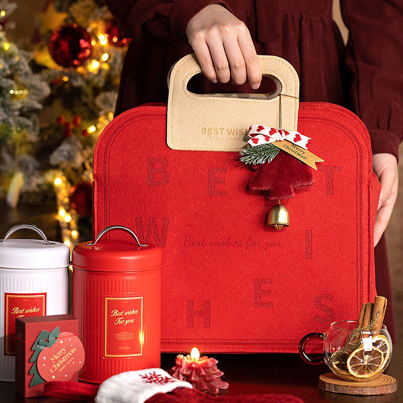 圣诞节礼盒空盒大号礼品袋平安夜糖果礼盒包装盒2024新款礼物盒子