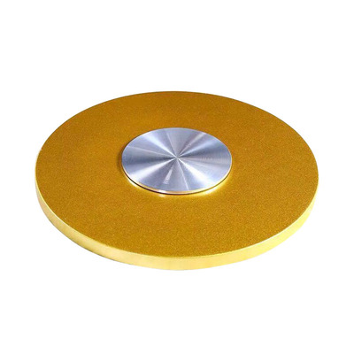 餐桌转盘钢化玻璃家用圆桌旋转煮面塑H钢底座专心轴承配件手动台