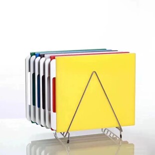 砧板架不锈钢厨房置物架落地酒店餐厅H刀板架塑料粘板架三角沥水