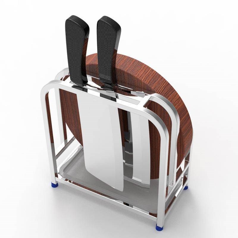 304不锈钢刀架砧板架刀座刀具厨房置物架用品架案板菜板Z收纳层架