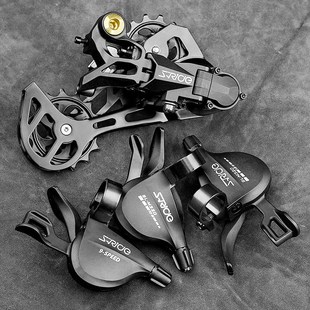 速瑞达M520山地自行车后拨大u鸡腿8单盘9套件10 11 12速指拨变速