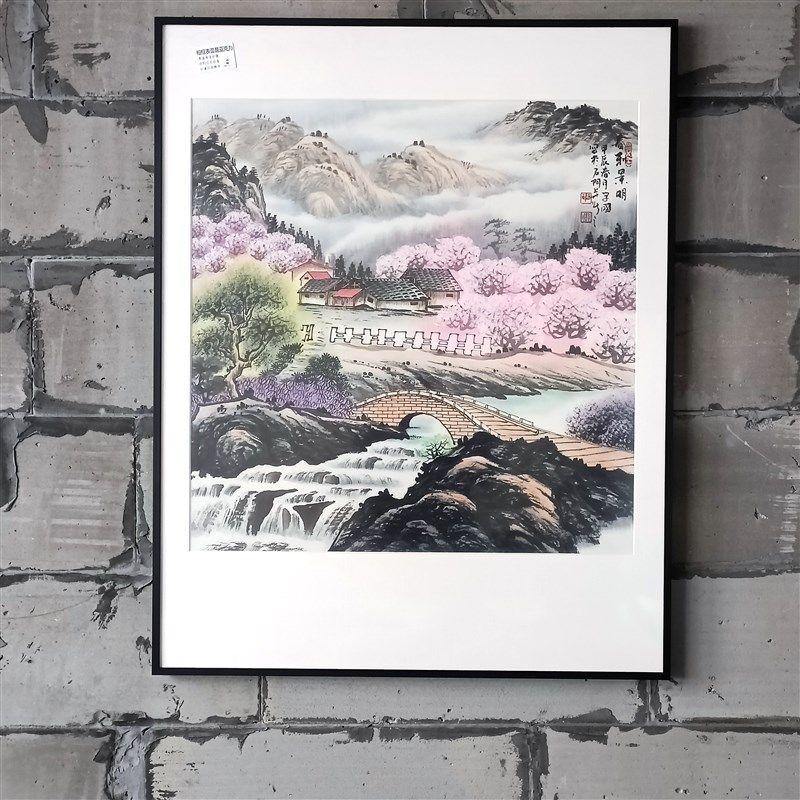 丝巾无损装d裱90厘米丝巾加长制作可挂墙玄关装饰画装框轻奢风画,家居饰品,相框/画框,淘宝优惠券,粉丝福利购,淘宝优惠卷